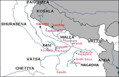 Figure 1 North East India 600BC